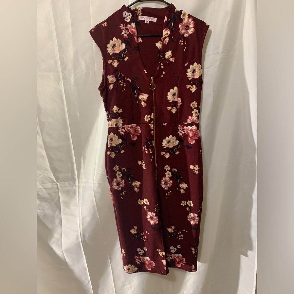 3/$28❤️CRAVE FAME Multicolor floral, print dress size XL